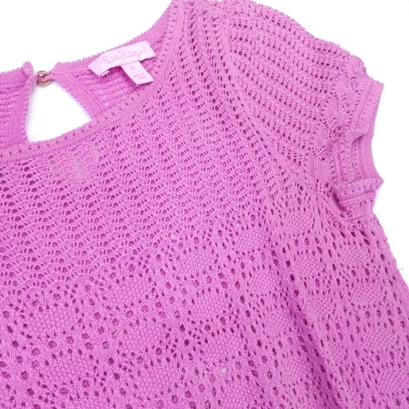 Lilly Pulitzer Pink Knit Dress Sz S - Picture 5 of 13